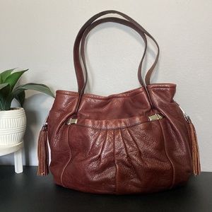 B. Makowsky Women's Tote Bag: Genuine Leather
